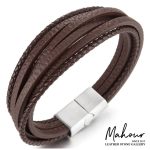 دستبند چرم اسپرت مردانه کد MS1005 - Image 3