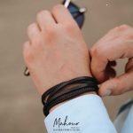 دستبند چرم دو دور  اسپرت مردانه کد MS1021 - Image 4