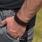 دستبند چرم اسپرت مردانه کد MS1028 - Image 3