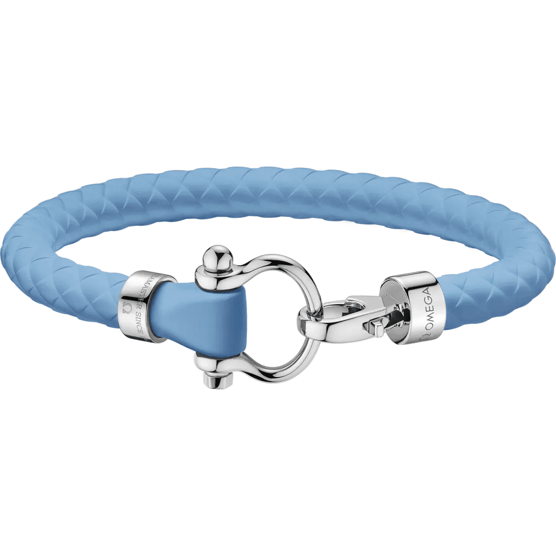 SL600 -SKY BLUE - WOMEN دستبند امگا رابر مستر بند سیلیکونی زنانه آبی آسمانی - Image 1