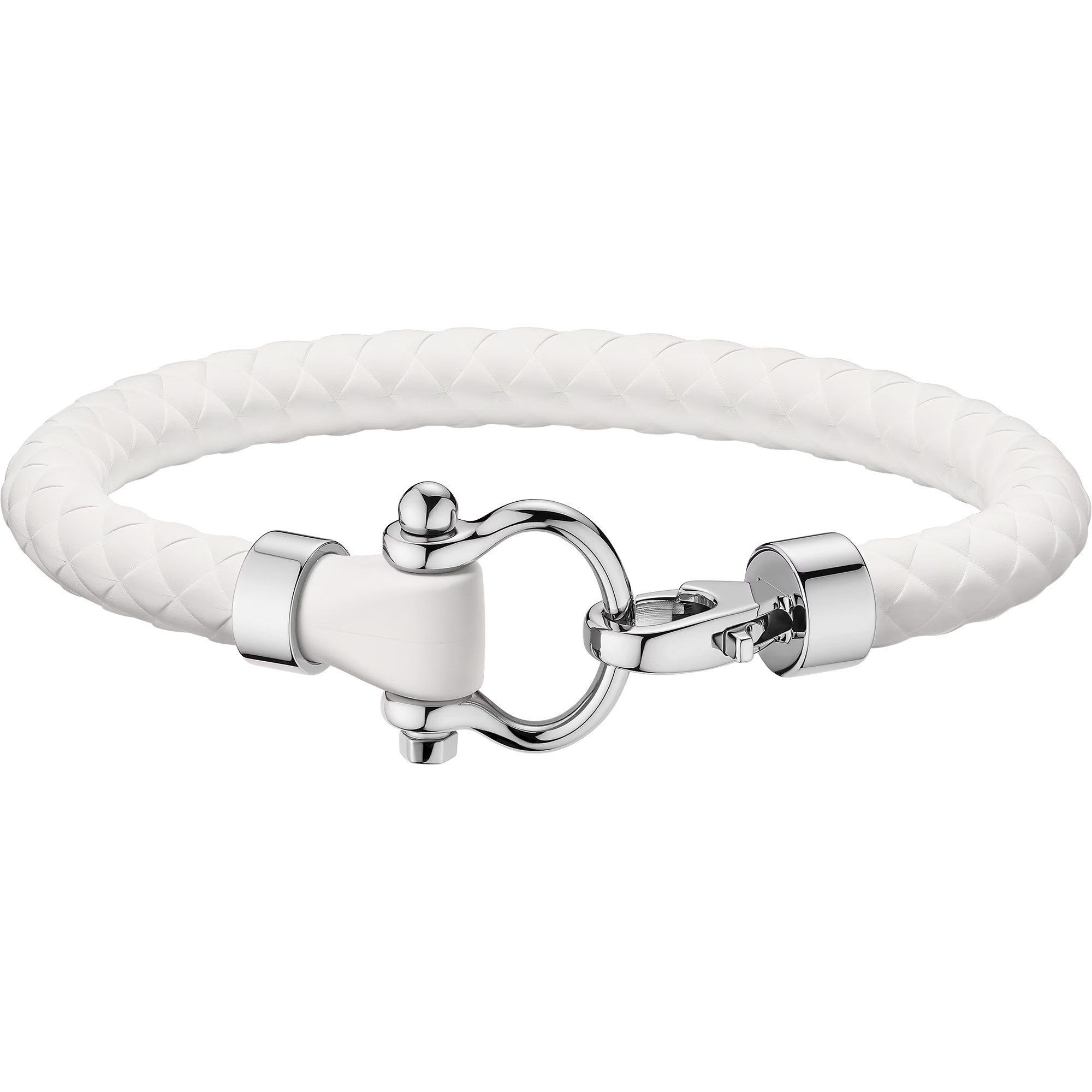 SL600 - WHITE 1 دستبند امگا رابر مستر بند سیلیکونی زنانه سفید - Image 1