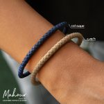 دستبند چرم بافت زنانه قفل مگنتی کد WS1001 - Image 13
